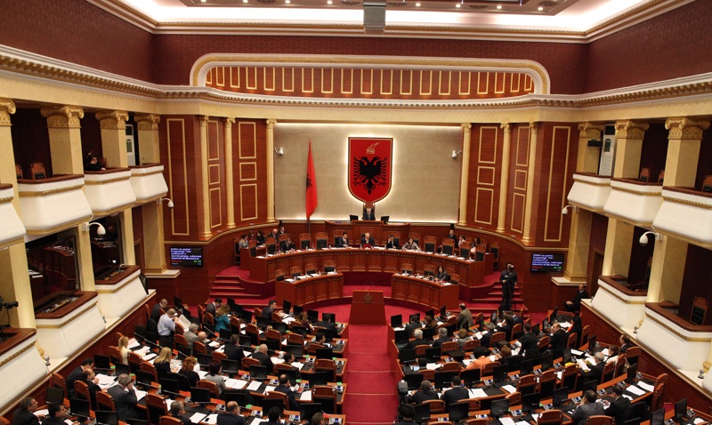 Parlamenti shqiptar Foto-Albert-Myftaraj-ATSH-