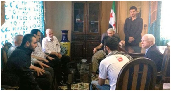 McCain IŞID’ın Savaştığı Asifeti Şimal Grubu İle Pazarlık Yaparken