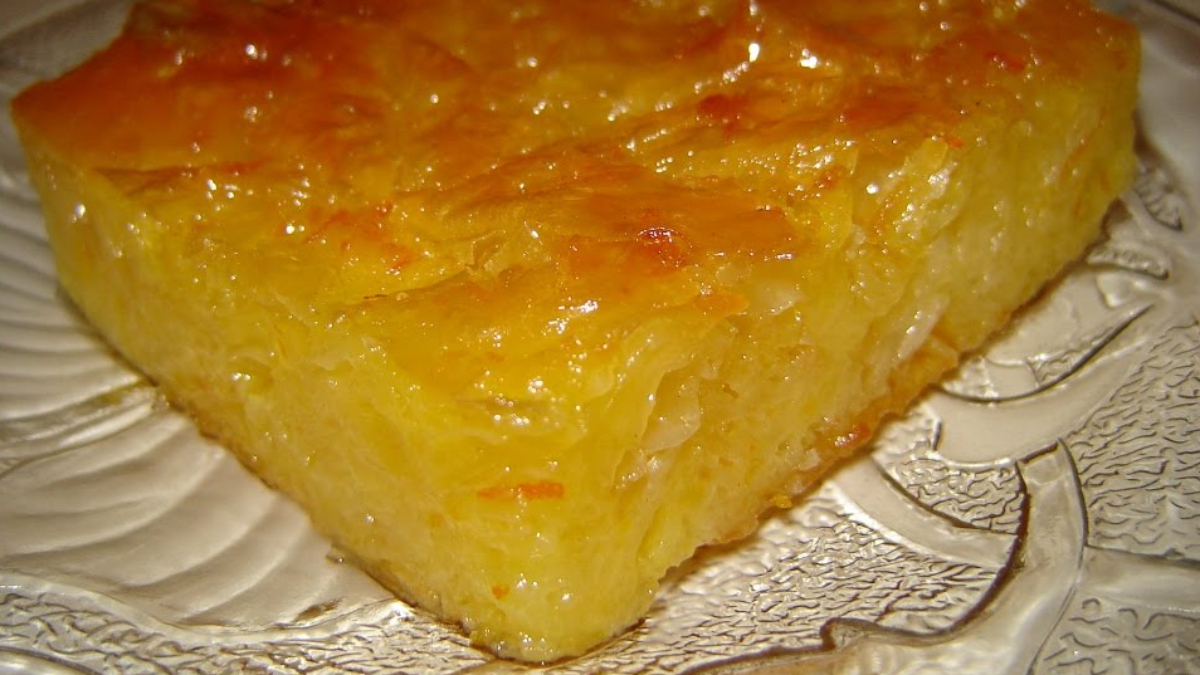 Reshedi e pjekur me petë dhe sherbet