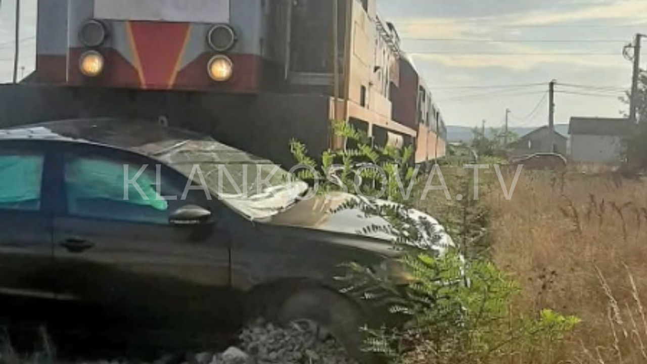 Treni godet veturën në Fushë-Kosovë