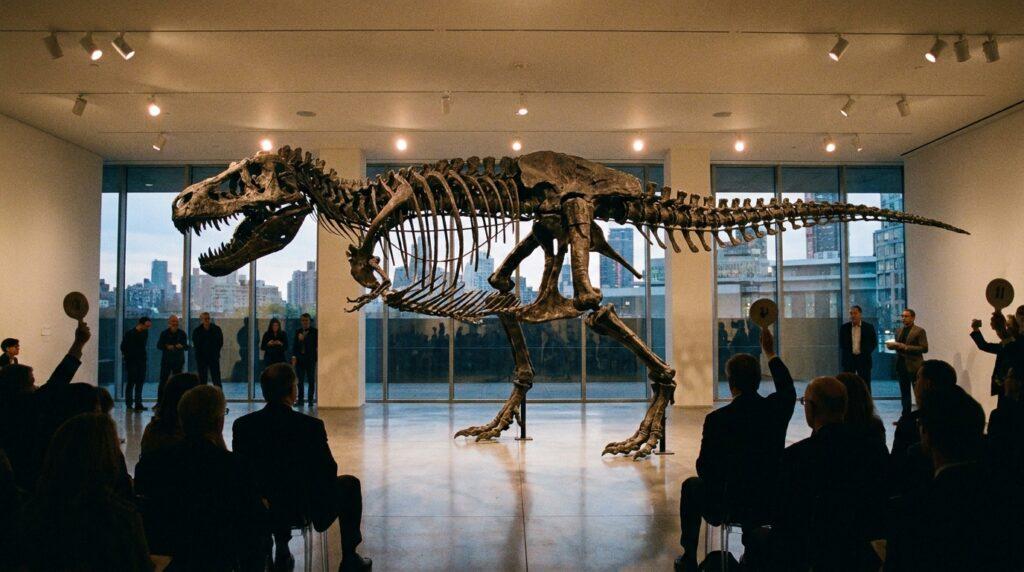 Skeleti i dinozaurit “Jodi” në ankand