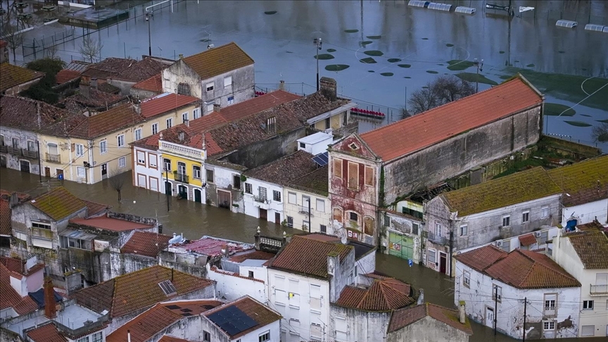 Widespread flooding in Santarem, Portugal due to Storm Leonardo « Prizren  Post
