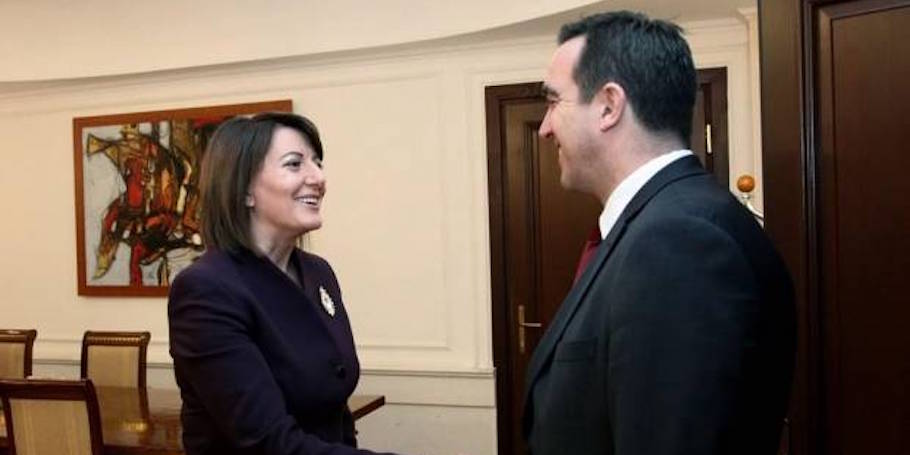 Atifete Jahjaga ve Josip Buljeviç